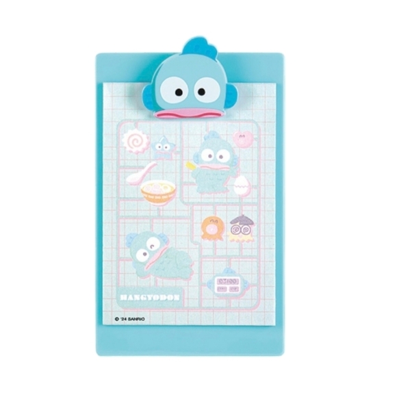 Sanrio Hangyodon Mini Clipboard and Memo Set - Picture 5 of 5